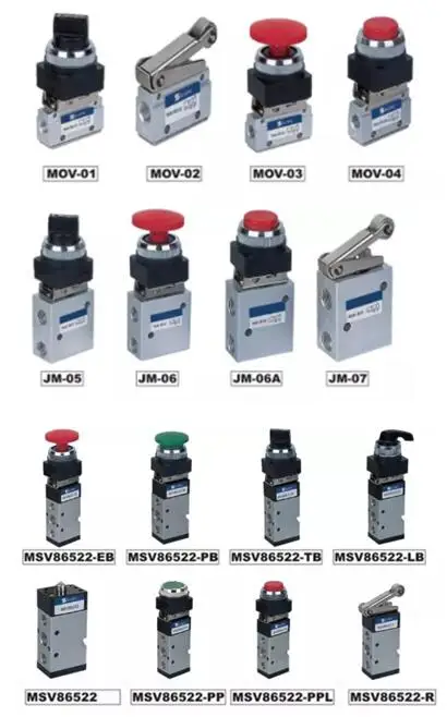 Pneumatic Mechanical Valve with Selective Knob MOV-01/MSV86321-TB