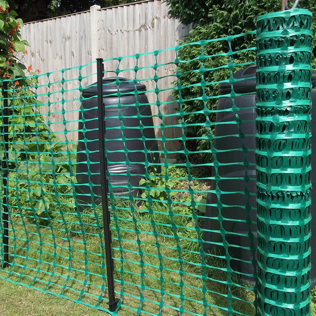 Removable plastic safety barrier fence plastic mesh security fence