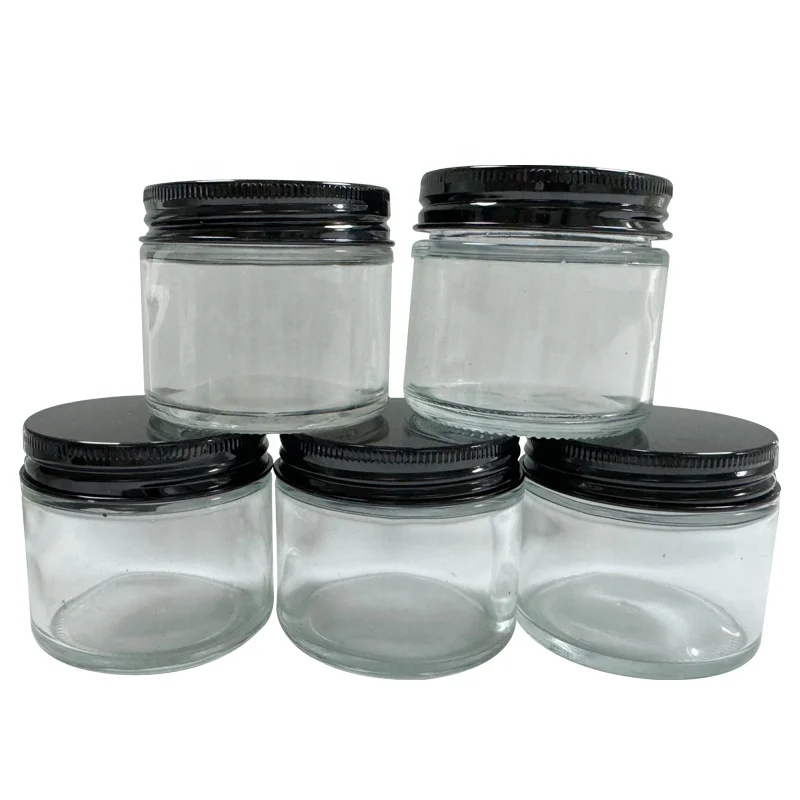 Food Storage Pots Glass Storage Jar Food Grade Glass Jar With Lids Food