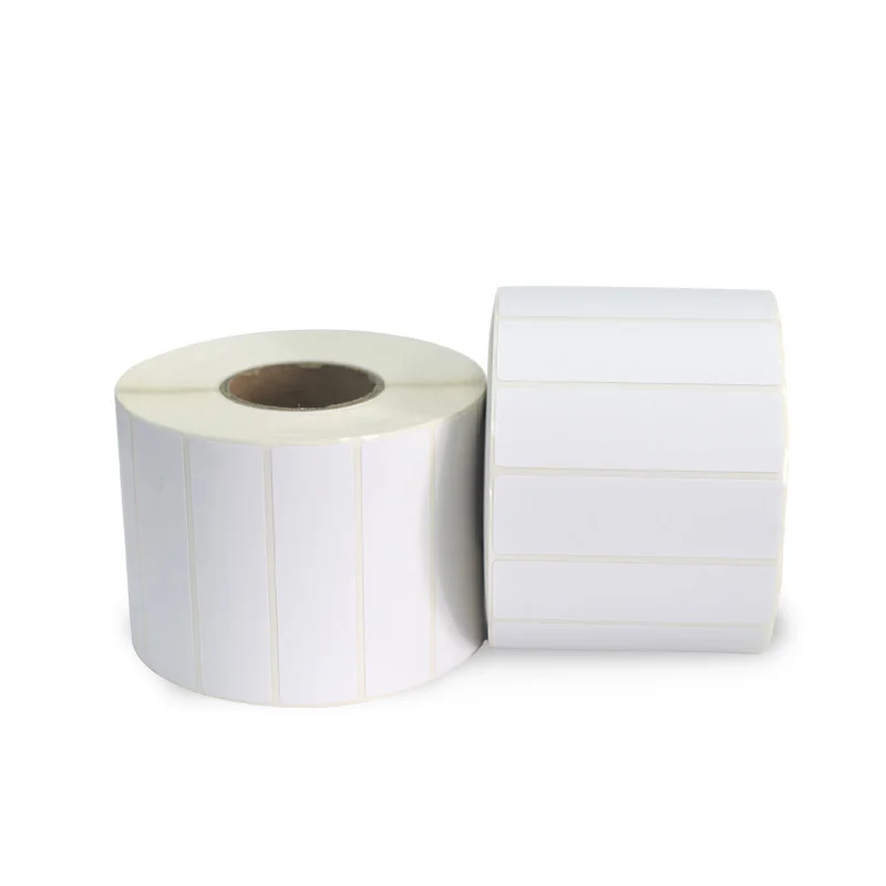 Fanfold custom colored shipping jumbo sticker 58x40 4 x 6  thermal label