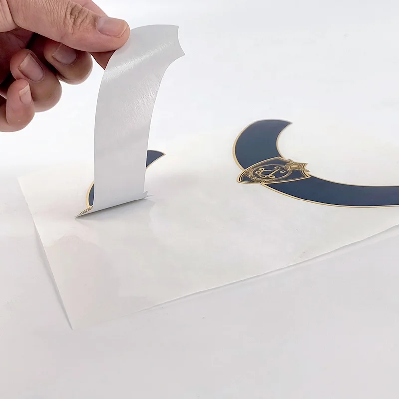 Sticker Bottle Labels Metal Custom And Luxury Sweet Private Holographic Roll For Bottles Material Wine Color Label Printing