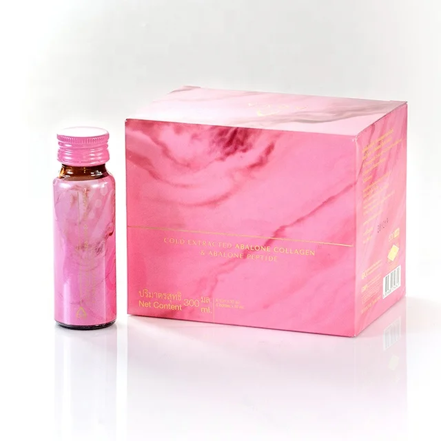 OEM/ODM cold extracted abalone collagen peptide oral liquid drink with Hyaluronic acid elastin collagen oral liquid drink