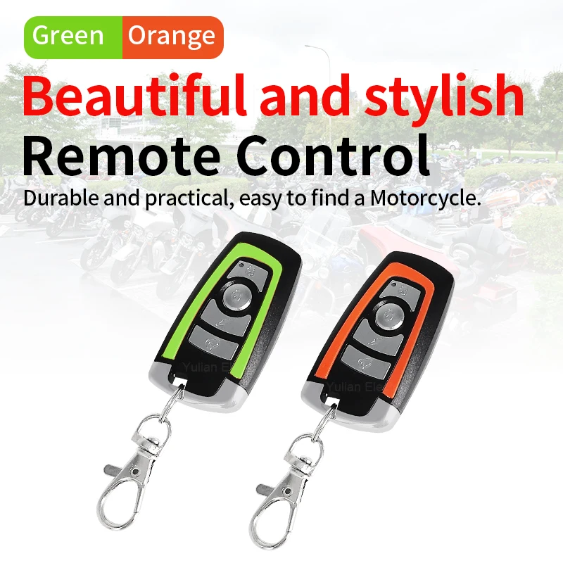 Universal motorcycle Anti-theft  125db Two-way  Engine Start Remote Control Key Motorcycle Scooter Security Alarm System