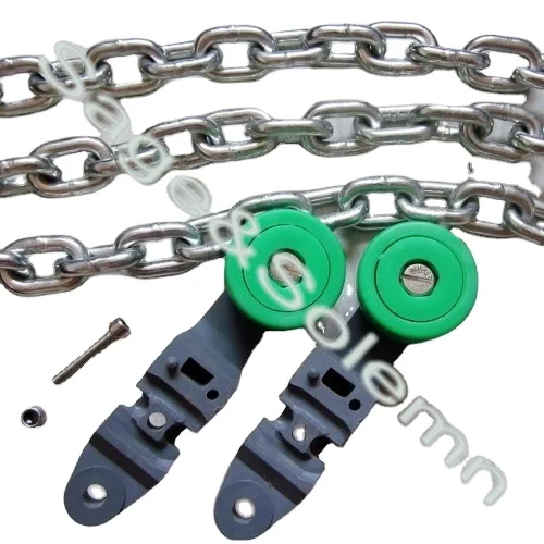 Stainless Steel Connection Chain with Poultry Shackle and trolley