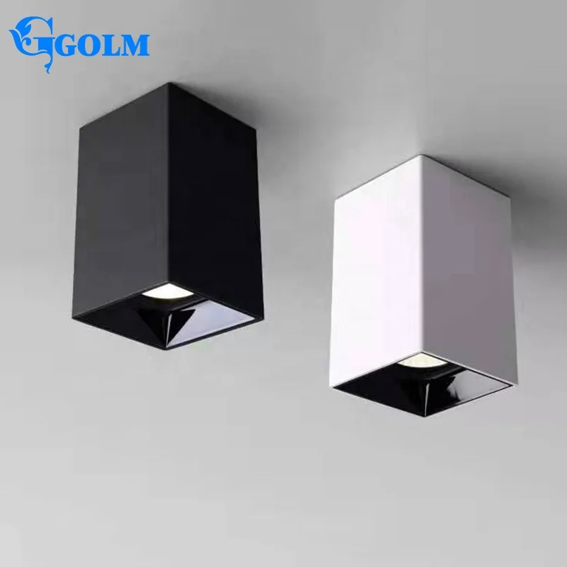 Surface Mounted COB Ceiling Downlight 85-265v Led Ceiling Lights Square Warm White Led Down Light For Lighting