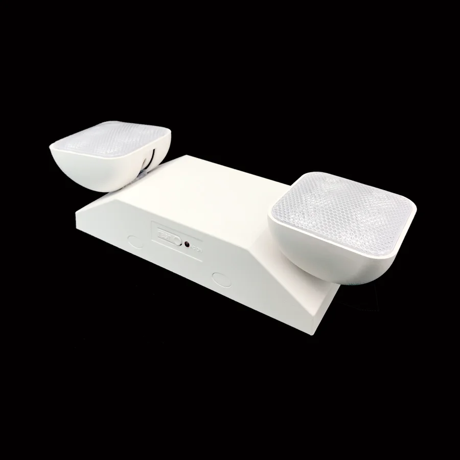  White Led Emergency Twin Spot Light 2.4W high Brightness Exit Wall Mounted UL &