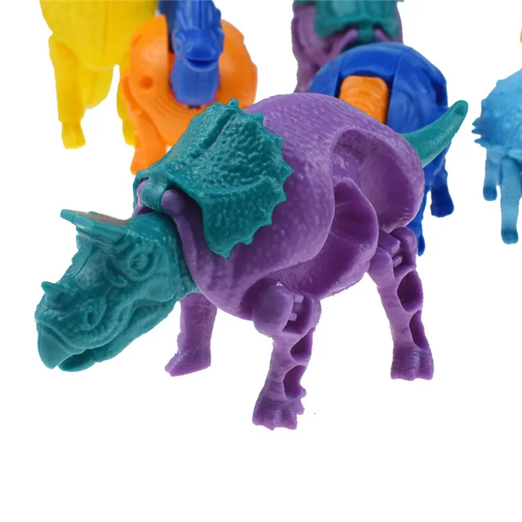 Рекламные 12 видов стилей Пластиковые деформации яйцо динозавра игрушки животных витой яйцо игрушки Обучающие игрушки для детей