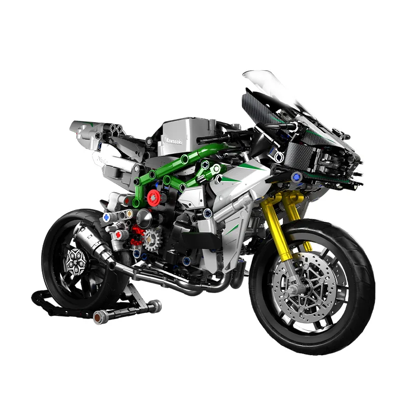 Оптовая продажа 570 оригинальные строительные блоки для мотоцикла H2 SX SE высокая сложность сборки модель украшения игрушка-головоломка