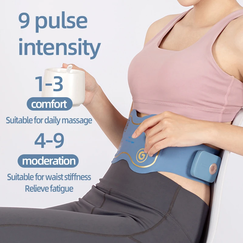 Smart 4D Waist and Abdomen Massage Instrument Belly Fat Burn Massager Heated Warmer Intelligent Massage Belt with Heating