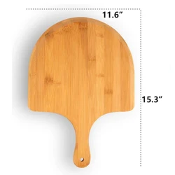 Charcuterie Board Pizza Spatula Paddle Cutting Board Large Size Bamboo Turning Pizza Peel Premium Bamboo Pizza