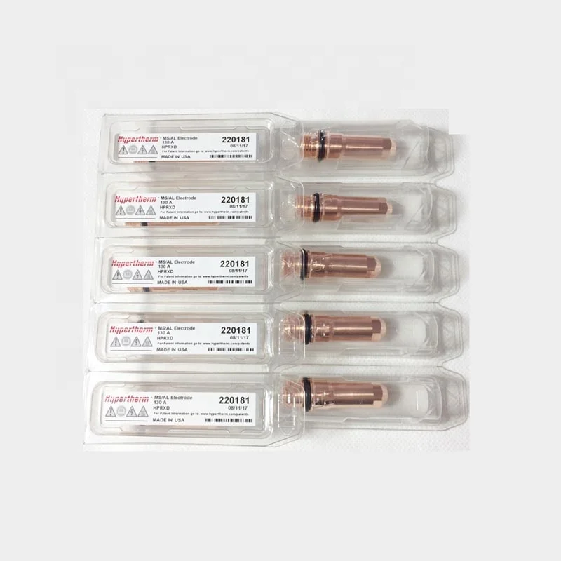 Hypertherm Plasma Spare Parts Plasma Consumables Electrode 220181
