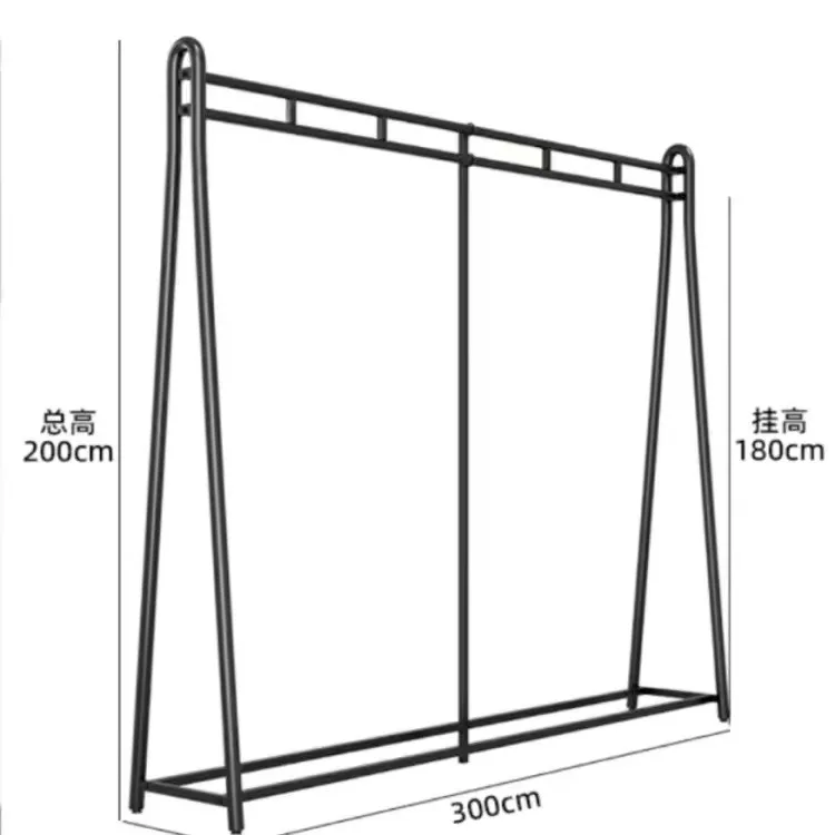 Wedding dress hanger gold floor to ceiling raised display shelf wedding dress shop photo studio cheongsam dress shelf