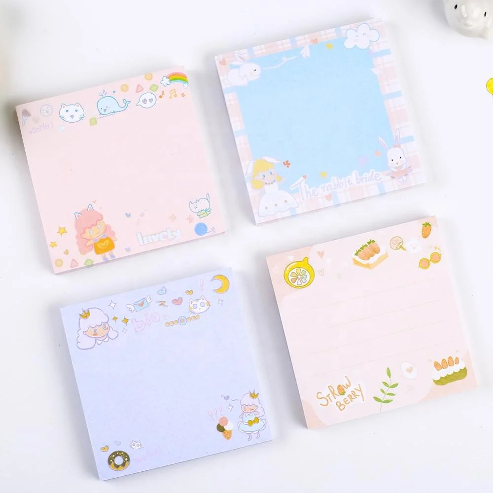Custom Korea Creative Kawaii Self-adhesive Stationery Sticky Note
