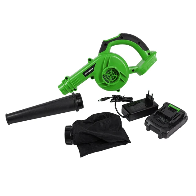 2 in 1 Cordless Leaf Blower Handheld Air Vacuum Sweeper Air Blower Vacuum Cleaner W/Dust Bag For Garden Yard Cleaning