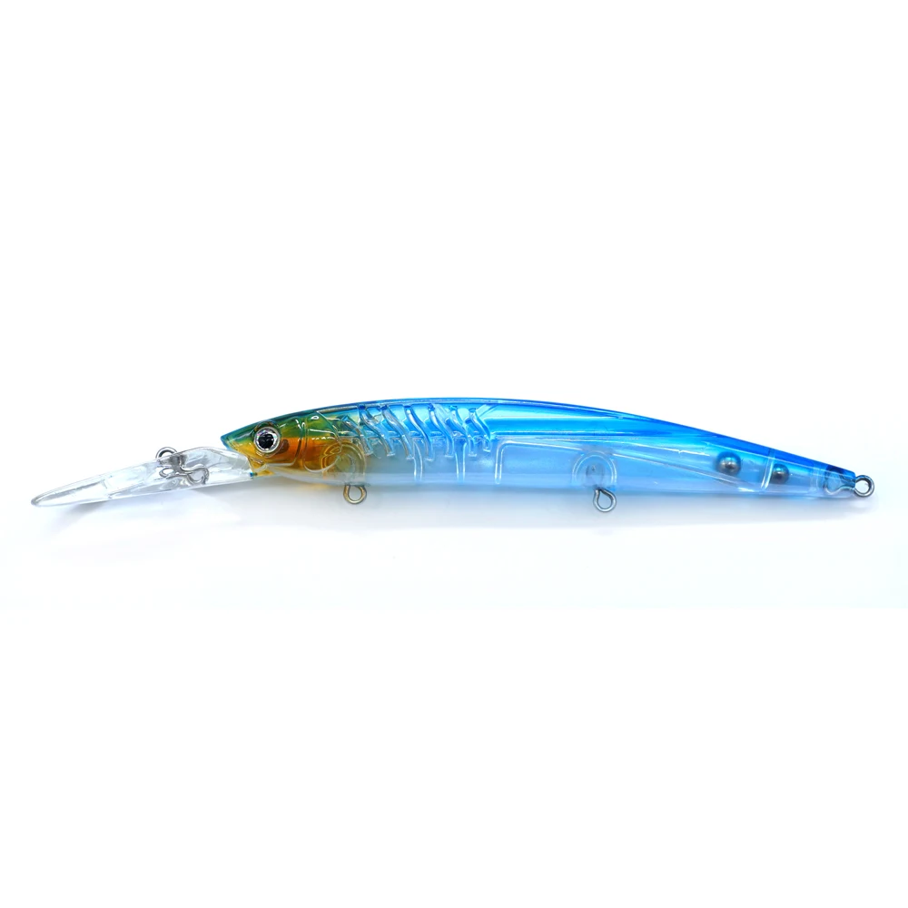 SEASKY 11cm 11g Deep Diving Freshwater Bass Fishing Saltwater Minnow Jerkbait