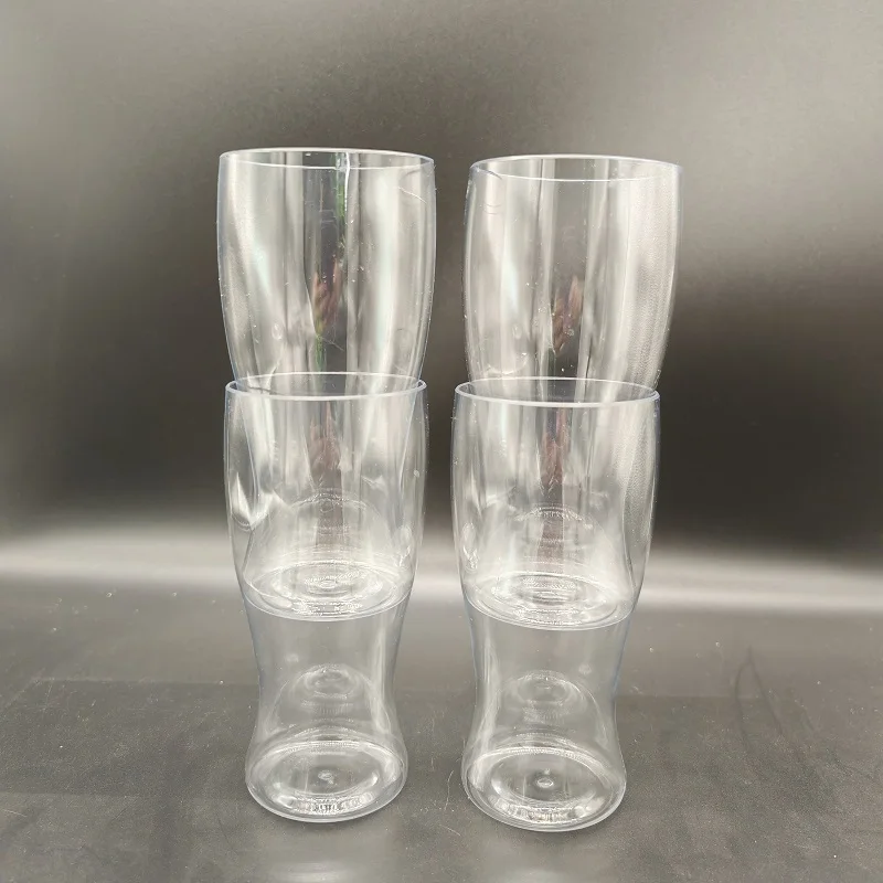 Plastic Beer Glass Recyclable Unbreakable Plastic Beer Glasses