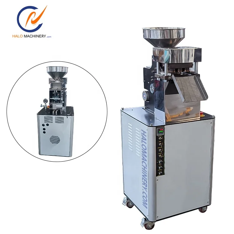 Jinan Halo production Automatic Popped Rice Cracker Making Machine by Korean Rice Cake Maker Manufacturers