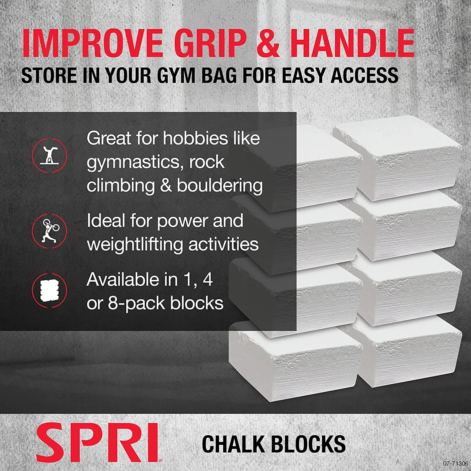 56g Sport Magnesium Weightlifting Gym Chalk Blocks