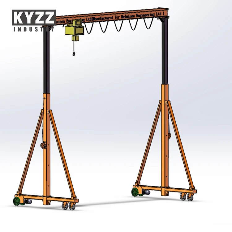 Козловой кран для мобильной мастерской, технические параметры