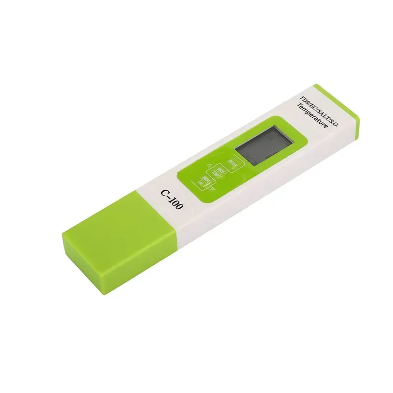 C-100 5 in 1 Digital Water Quality Tester TDS meter and PH meter EC meter Temp Salinity for food salinity, Aquariums