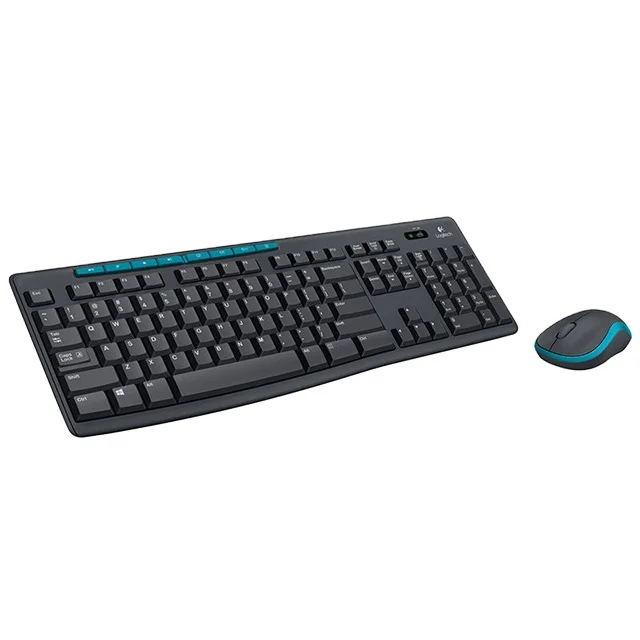 2023 Brand new Logitech MK275 USB 2.4Ghz Wireless black Keyboard and Mouse 104 Keys Combo for office and business computer