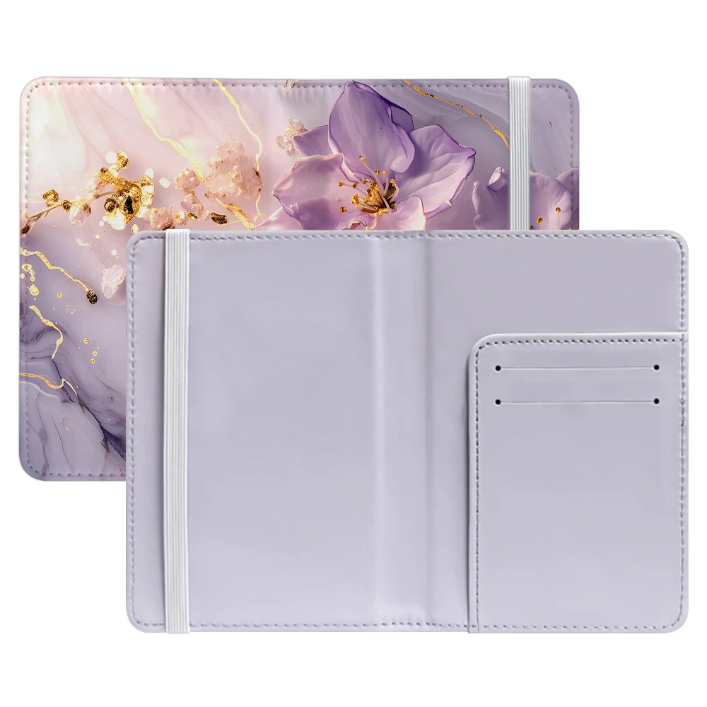 Белая Обложка для паспорта с отделениями карт