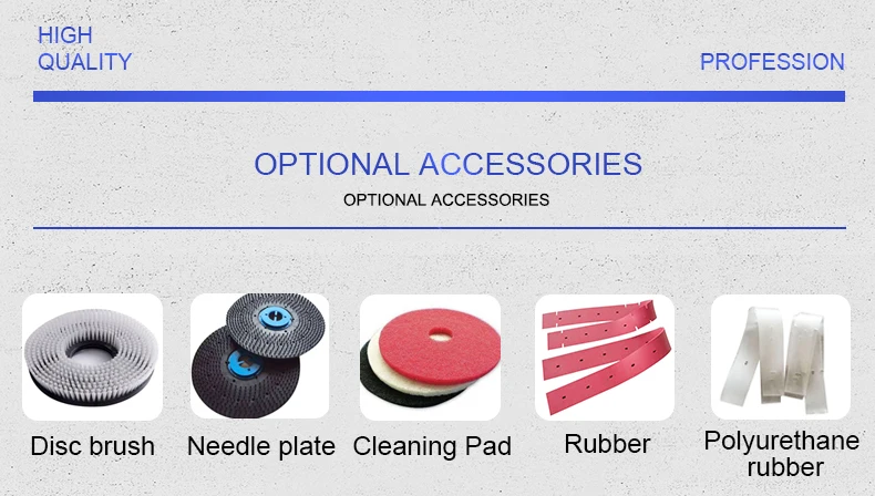 High Performance Durable Hand Push Floor Scrubber