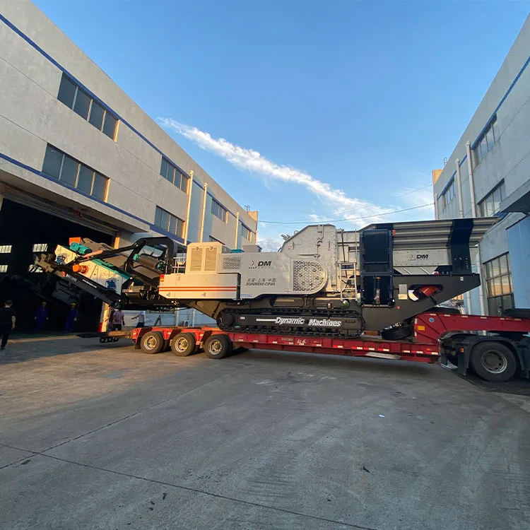 Chinese Exporter convenient and flexible way mining mobile crusher machine