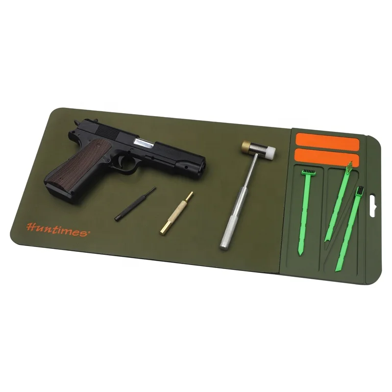 New design Gun Cleaning Mat, Gun Maintenance Mat,Anti-Slip Rubberized Repair Mat with Magnetic Pad