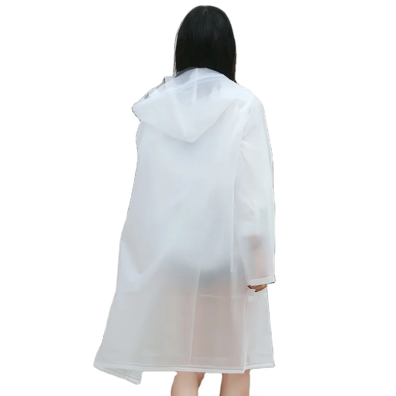 factory  direct supply high quality  hot selling Disposable raincoat portable transparent thickened adult plastic raincoat