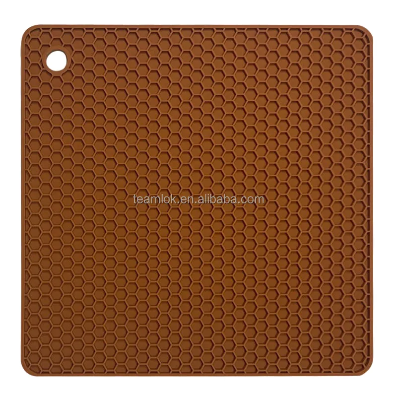 Wholesale silicone heat resistant honeycomb insulation cup mat non-slip table mat