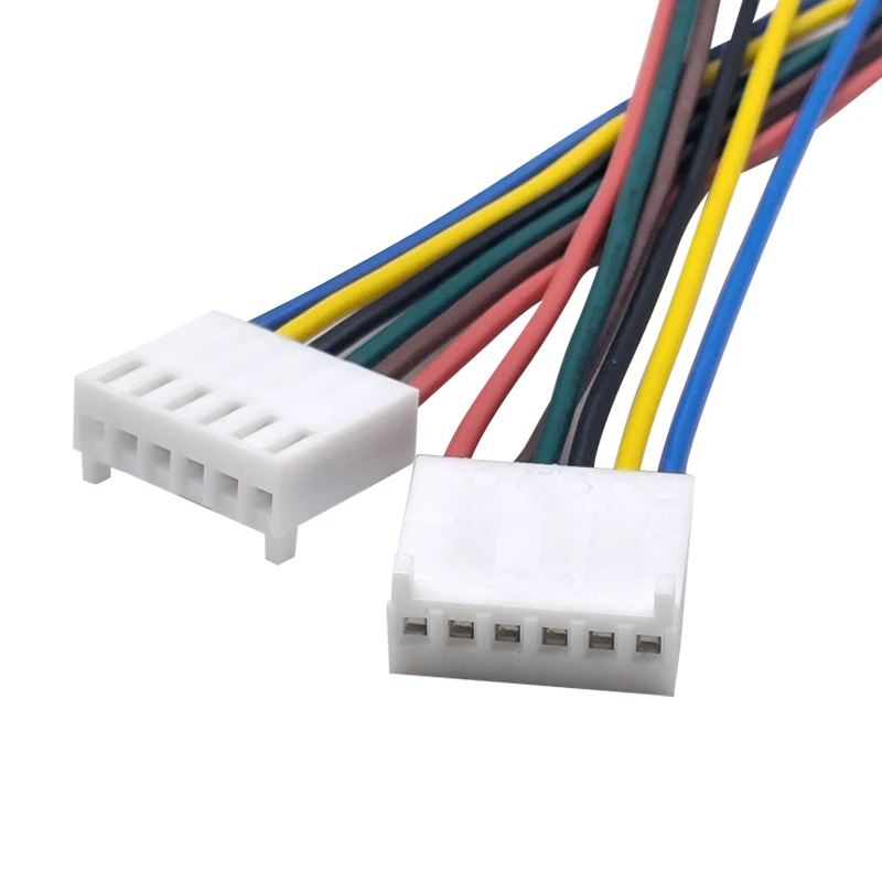 Factory Custom Cheap Wiring Harness  6Pin Mo lex  2.54mm Pitch Connector Electronic Cable Assembly Wire Harness