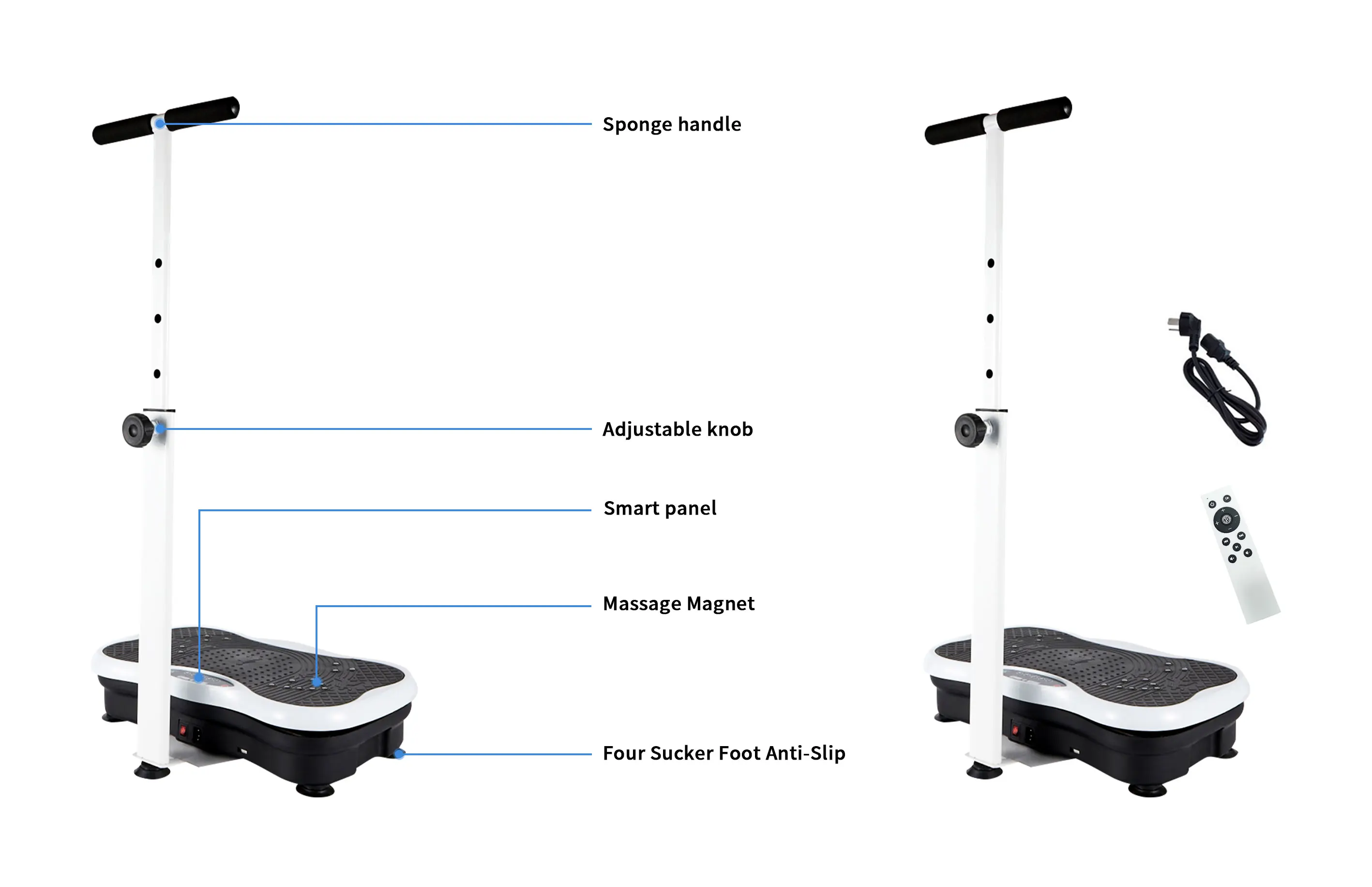 Vibration Plate Machine Whole Body Vibrational Platform 50hz Ultrathin Body Slimmer