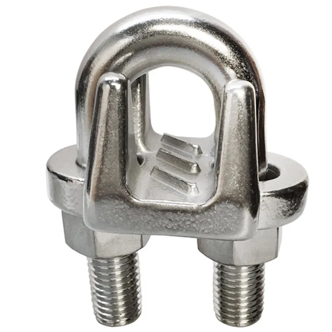 Wire Rope Clamps Stainless Steel Clips Polished for Lifting