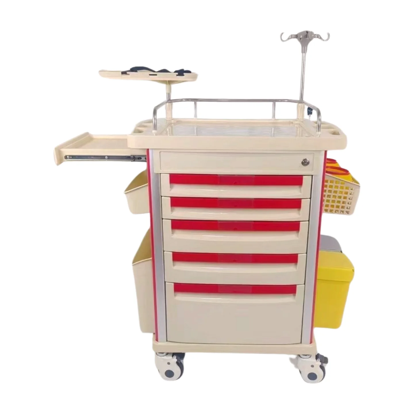Newest Hot Sale Trolley Medical Medical Oxygen Cylinder Trolley Medical Trolley Cart For Hospital Or Clinic