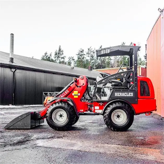 Мини-фронтальный погрузчик Heracles H220 новый дизайн Kubota Yanmar двигатель EPA компактный передний ковшовый гидравлический насос компонент