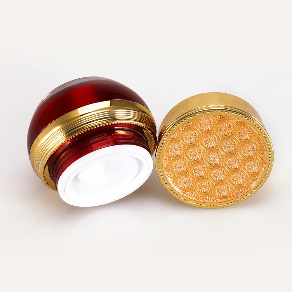 Hengsheng 10g 15g 20g 30g cosmetic packaging cream small jar face skin cream beauty sample container empty acrylic bottle