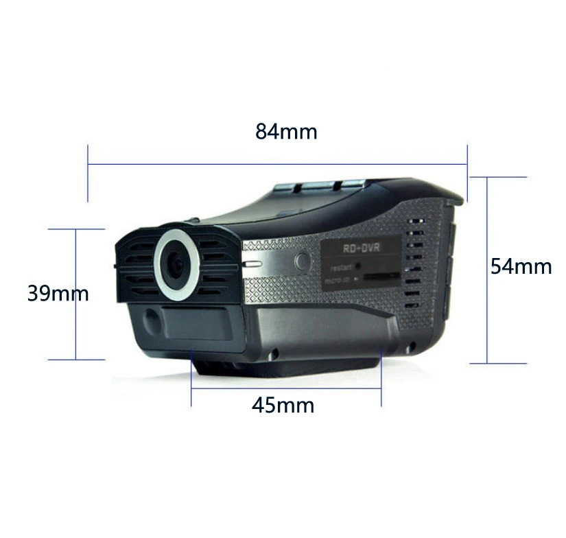 2in1 anti speed dash cam camera radar detector car DVR black box  Video Camera for car Russian +English