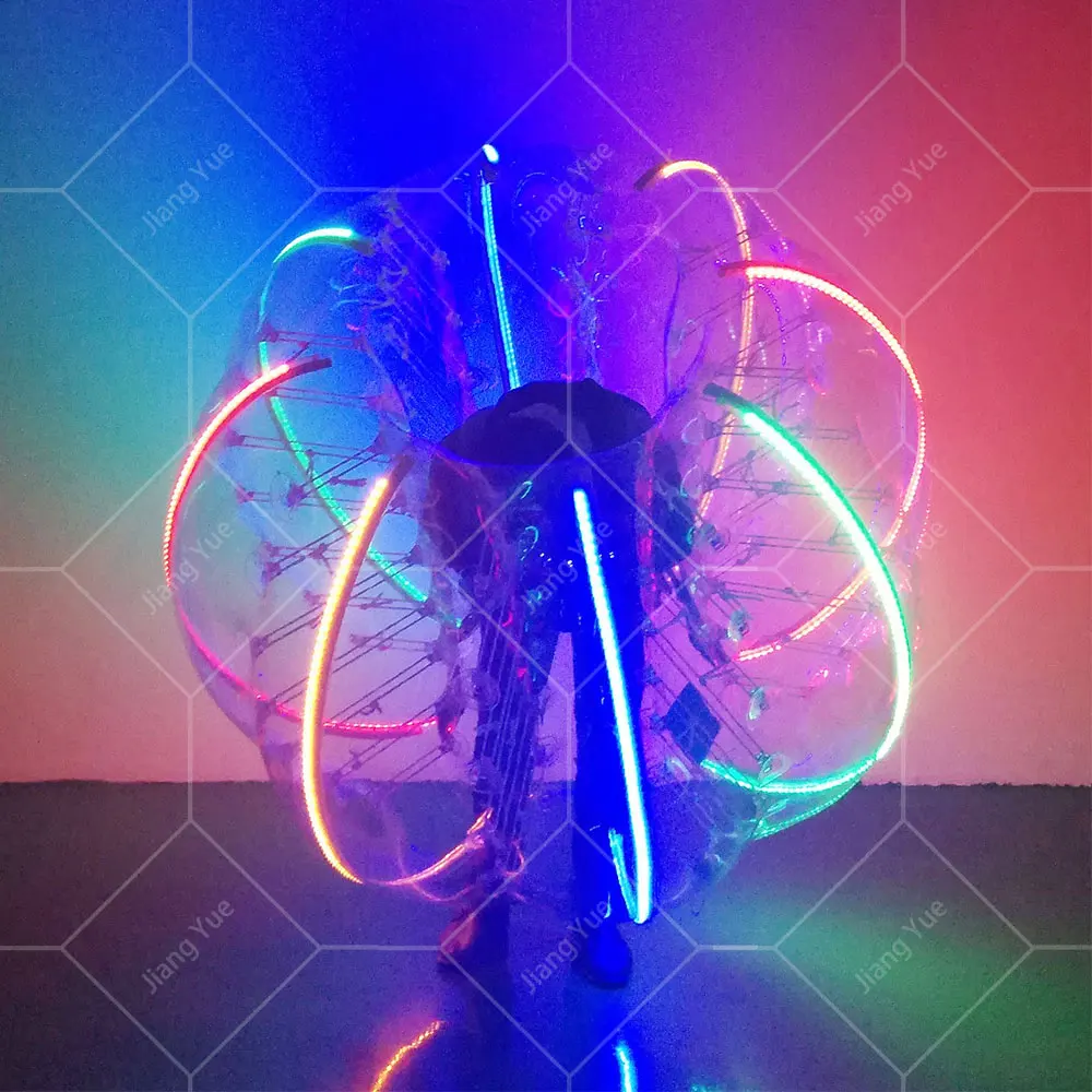 Hot Sale Game PVC TPU Knocker Bubble Soccer Balls Outdoor Inflatable Bumper Ball With LED Light For Adults