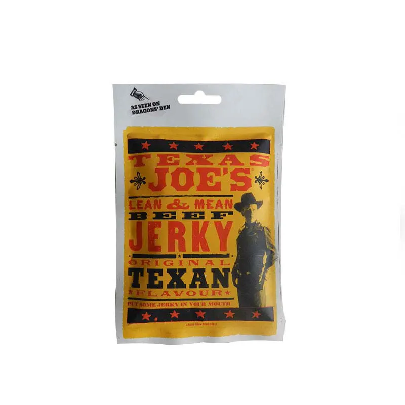 Laminated plastic bags for beef jerky packaging