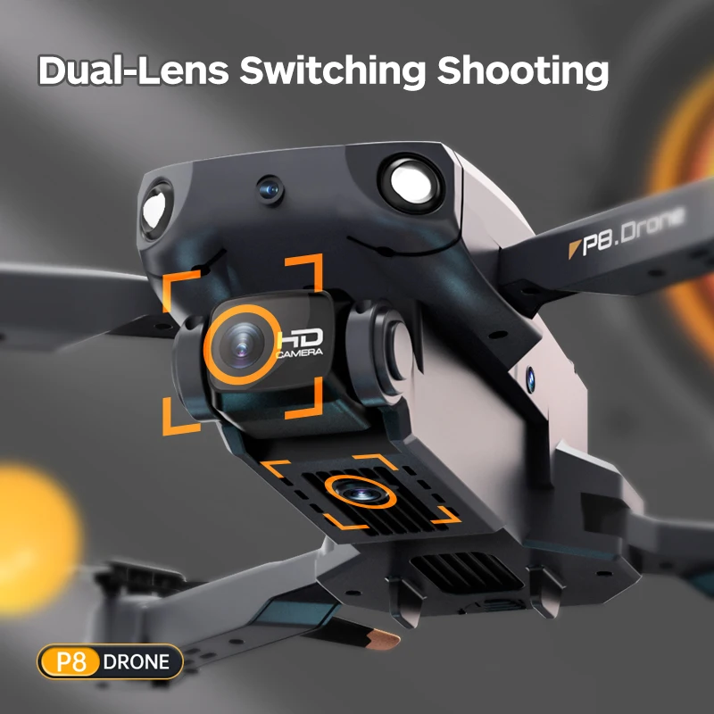 Drones Professional Long Distance HD Camera P8 Drone 4K with ESC Camera
