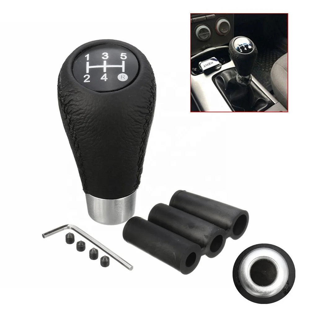 Red Blue Carbon Car Gear Shifter Skull Snake Gear Shift Knob with Led Sliver Electroplated Aluminium Plastic