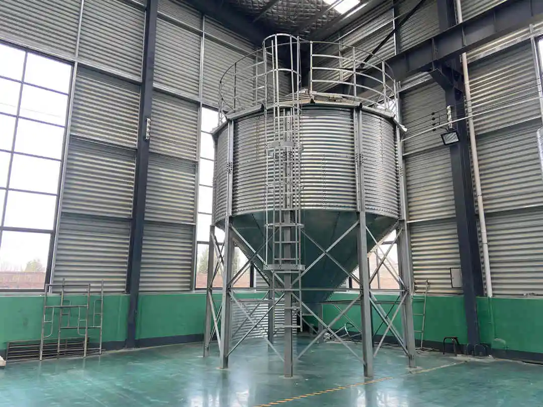 100 Ton Grain Wheat Storage Corrugated Steel Grain Silo Price