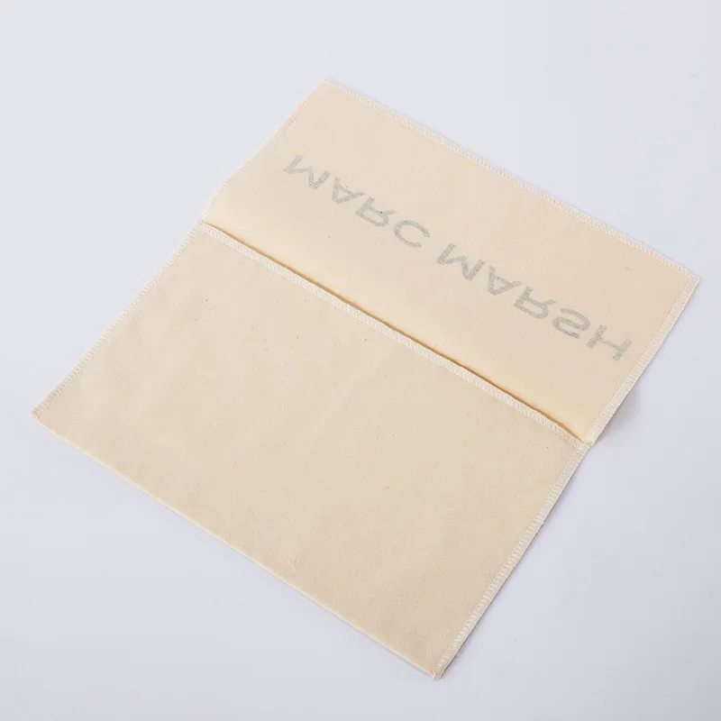 Soft twill cream white large flap envelope cotton dust bag, cotton pouch for cosmetic, clothes, handbags