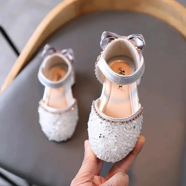 Hot Styles Kids Boutique Dress Dancing Princess Shoes Girl sweet Wedding Party Flat Dress Shoes