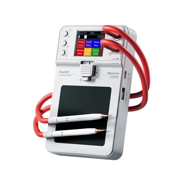 QianLi Macaron MAX Portable Spot Welding Machine Mini Spot Welder for IPhone 11-15PM Battery Flex Replacement Soldering Repair