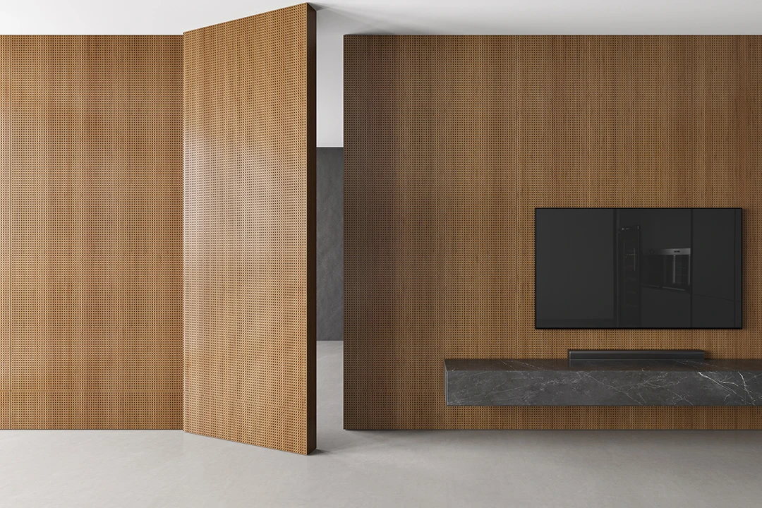 Bamboo Acoustic Panel Diffusion Wall Soundproofing Slat  Bamboo Wooden Acoustic Panels Sound Proof Wall Panels 3d model design