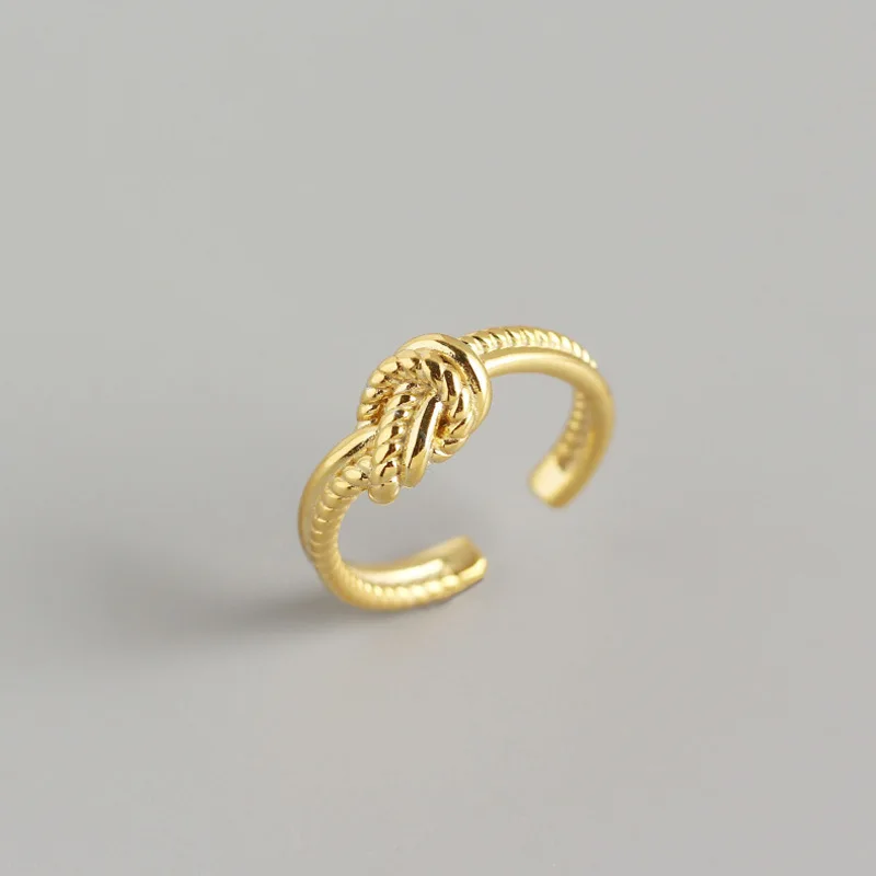 Fine jewelry 925 стерлингового серебра кольца позолоченные женские ювелирные изделия