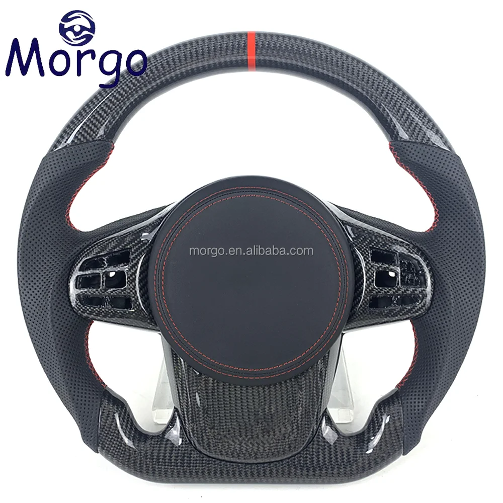 Customized carbon fiber steering wheel for Toyota Hot selling design interior accessories for Supra 2019-2021 Supporting upgrade