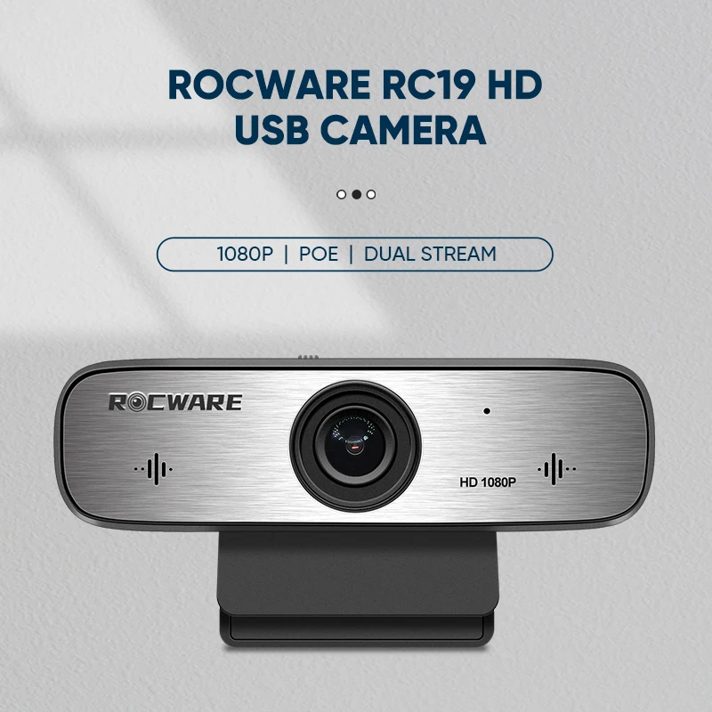  Rocware 1/2.7 inch high quality CMOS camera conference 4X digital zoom 1080p eptz for Video Conference